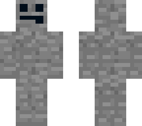 stone block with face