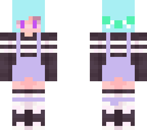 blue overlays cute girl blue flower beind the head
