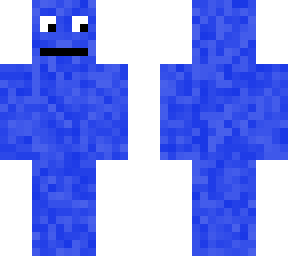 blue paint monster!