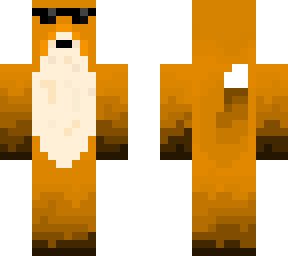 fox with shades