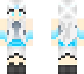 mine song girl in icy blue