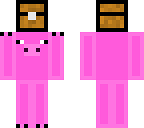 pig carrying chest