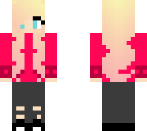 pink hoodie