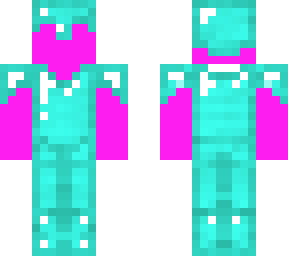 pinkish purpleish/diamond armor troll