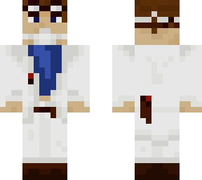 scientist / doctor in white lab-coat