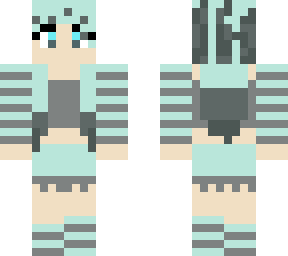 blue girl. :3