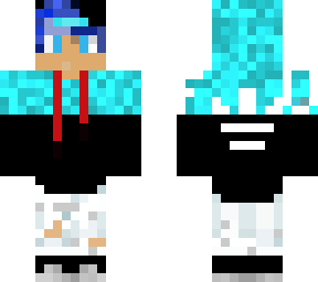 blue hair cool boy guy