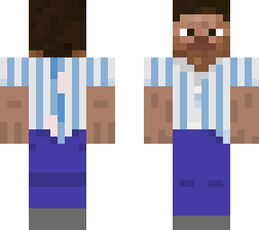 blue pinstripe steve