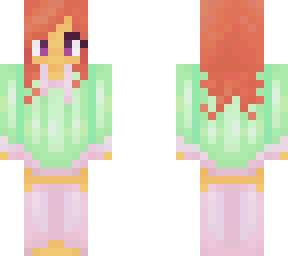 kyl the redhead in short pajama dress
