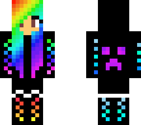 rainbow girl