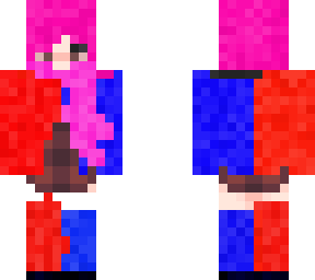 red-blue girl