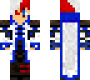 white/red warrior