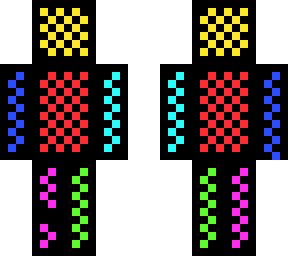 a colorful skin