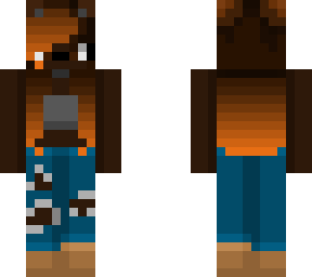brown hair cat girl * collab with zombiethedutchie *