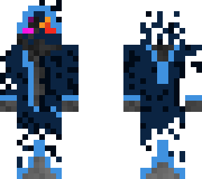 edited enderman in a white robe