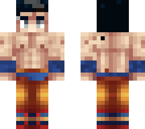 goku sin camisa