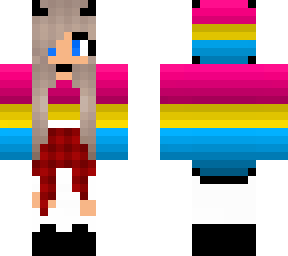 pan flag girl