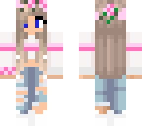 pink rose girl