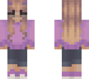 purple girl skin