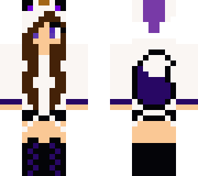 purple unicorn wolf girl