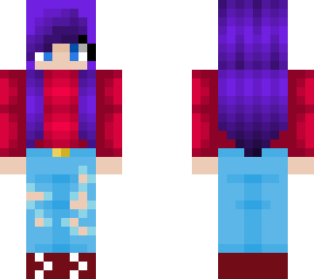 random purple girl 2