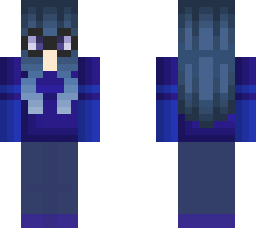blue glasses girl