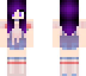 purple hair girl