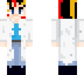 tricolor-haired scientist