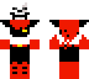 Underfell Papyrus Minecraft Skins