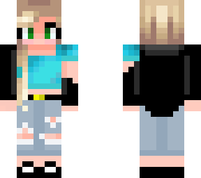 blonde girl skin
