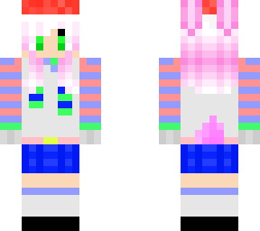 easter x christmas bunny girl skin