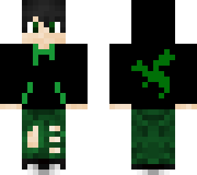 green and black dragon boy