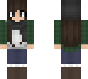 green scarf