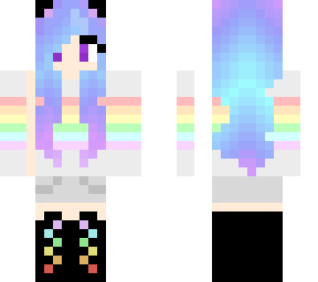 pastel wolf girl