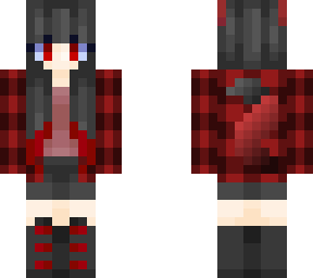 red & black wolf