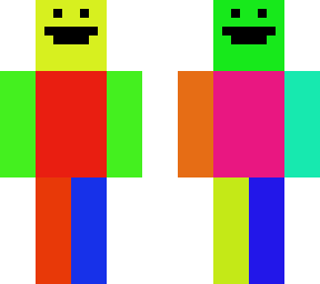 a random smiley skin