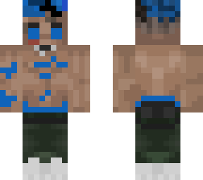 blue x