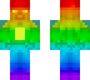 evil rainbow steve
