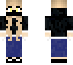 hoodie girl with mask and gloves