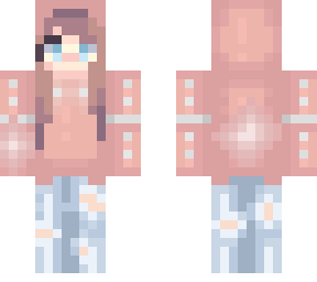 pink hoodie