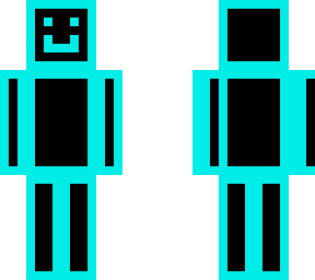 red & blue glow stick man! (fixed skin)