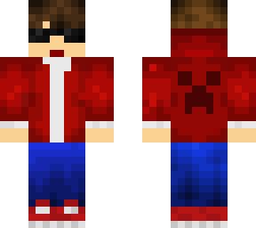 red hoodie boy- summer
