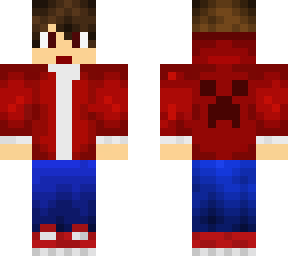 red hoodie boy