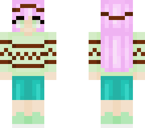 skin for lady, right way around