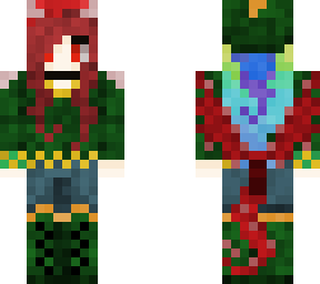 winter look for my rainbow demon skin