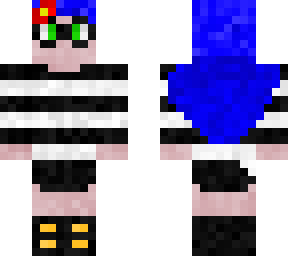 blue hair