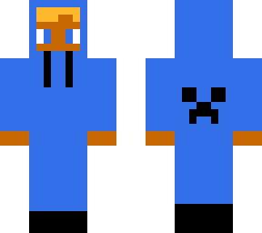 blue hoodie boy