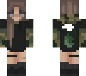 camo wolf girl