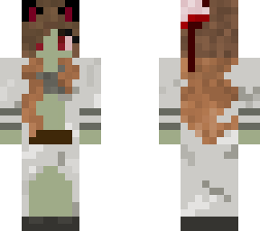 female zombie scientist