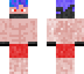 fighting dude blue